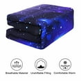 thumbnail image 4 of REGALWOVEN 2Pcs Galaxies Comforter Set Polyester All-Season Comforter with Pillowcase, Purple Twin, 4 of 7