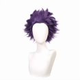 thumbnail image 2 of My Hero Academy Heartbeat Makes Purple Beauty Sharp Explosion Head Cosplay Wig Rose Net High Temperature Silk, 2 of 5