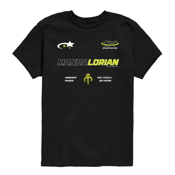 Star Wars - Mando Jersey - Youth Boys Short Sleeve Graphic T-Shirt
