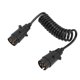 thumbnail image 1 of Conector De Cableado De Enchufe De Remolque, Conexión Segura, 2 Metros, Plug And Play, Adaptador De Enchufe De Remolque De 7 Pines A 7 Pines Para RV, Caravana, Barco, 1 of 7