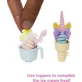 thumbnail image 5 of Barbie Ice Cream Shop Playset with Brunette Doll, Ice Cream Machine, Molds, Dough & Accessories, 5 of 7