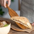 thumbnail image 6 of Spurtle for Sourdough Starter, Spreading, Cooking, Mixing, Reaching Bottom of Jar, Kitchen Utensils, Spurtles Kitchen Tools Wooden Kitchen Utensils for NonStick Cookware, 1Pc(Grey,11x1.5"), 6 of 8