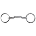 thumbnail image 2 of Myler MB 06 Loose Ring Snaffle Bit - Level 2-3 Stainless Steel with Copper Inlay - Dressage Legal, 2 of 2