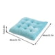 thumbnail image 3 of Venta Exclusiva, Cojín de terciopelo de cristal grueso de color sólido para silla de oficina, sofá, taburete de estudiante, cojín de ajuste de cadera Akmoler, 3 of 9