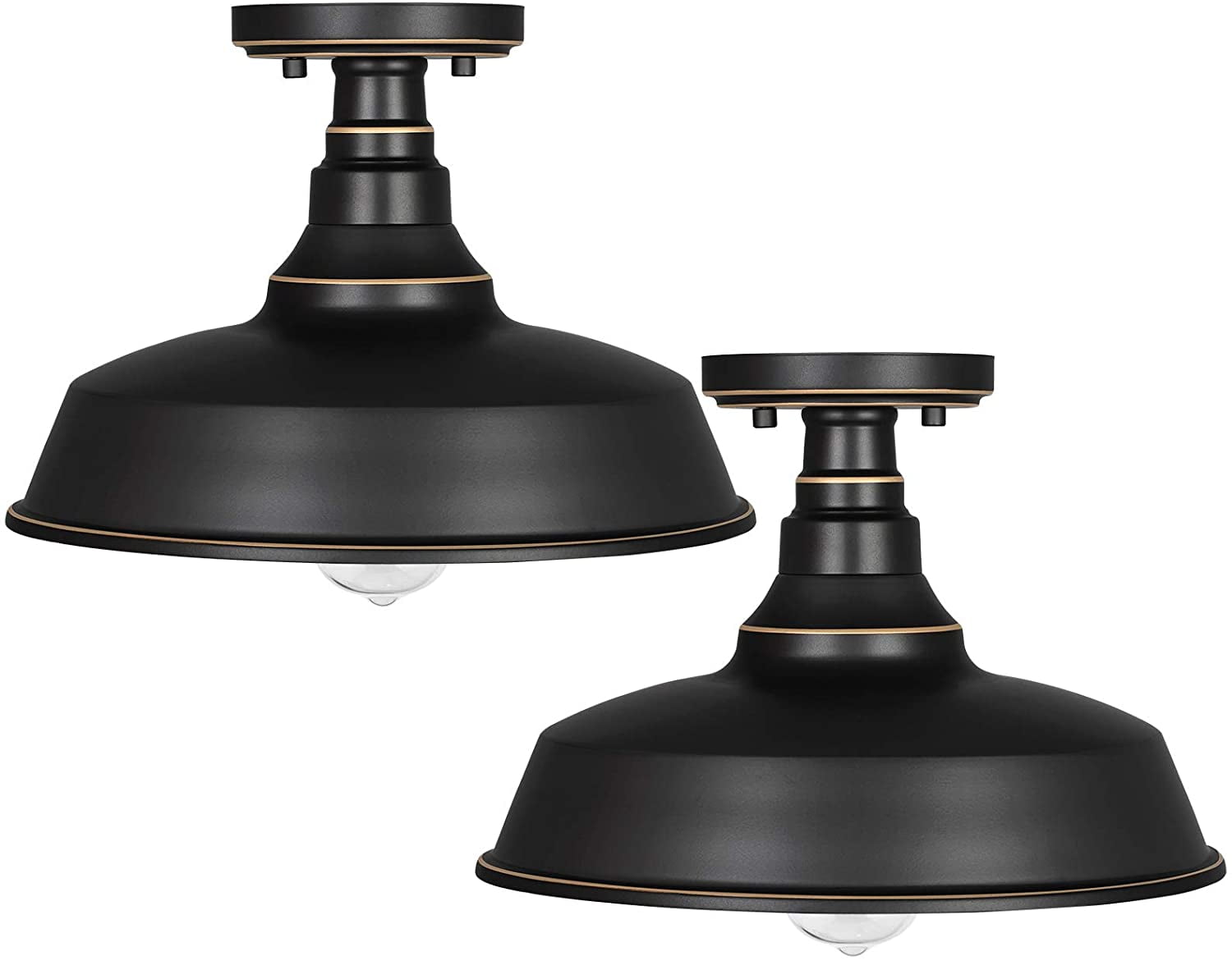 Industrial Ceiling Light Fixtures, Semi Flush Mount Ceiling Light with