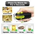 thumbnail image 3 of Heat Sealer Machine Bag Sealer Wrap Sealer Chip Bag Sealer,Handheld Bag Heat Vacuum Sealer Rechargable,Portable Bag Resealer Sealing Machine For Plastic Bags ,Easy Operation, 3 of 6