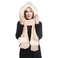 thumbnail image 1 of Conjunto de sudadera con capucha Accessory Bellady Winter Warm para mujer, color negro, 1 of 6