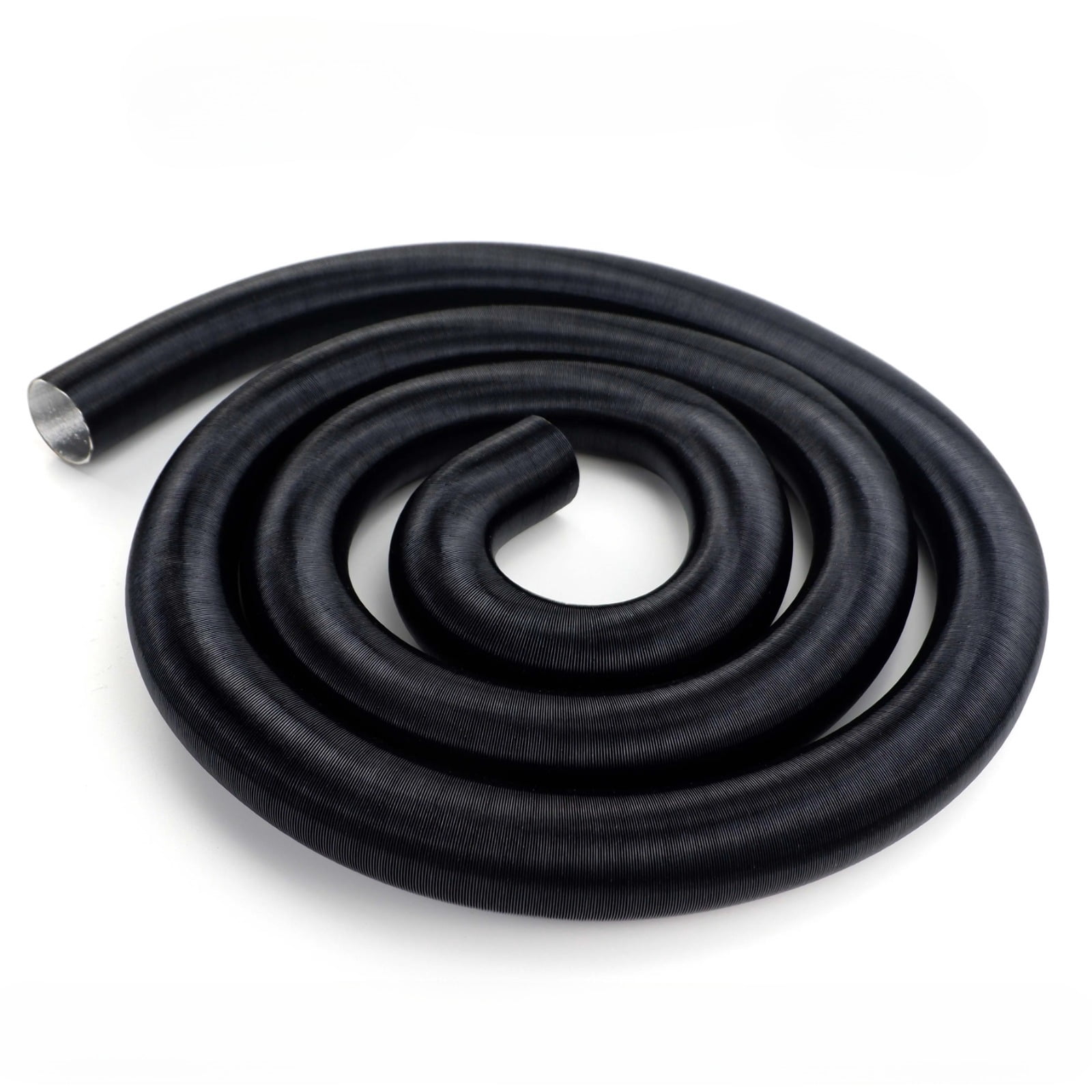 Flexible Air Duct Pipe 60mm Diameter 500cm Length for Webasto for Dometic for Planar Diesel Parking Heater Hose Black Aluminum Tube