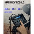 thumbnail image 2 of Donner DED-200X Batería Electrónica, Batería Eléctrica con Almohadillas de Malla Silenciosa, 2 Platillos con Estrangulador, 31 Kits y Más de 450 Sonidos, Trono, Auriculares, Sticks, USB MIDI, Leccione, 2 of 5