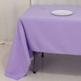 thumbnail image 6 of BalsaCircle 60" x 126" Lavender Premium Polyester Rectangular Tablecloth Table Linens Wedding Reception Decorations Catering Supplies, 6 of 8