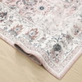 5' x 7' Distressed Oriental Pink Area Rugs Clearance for Living Room