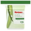 Huggies Wipes with Aloe & Vitamin E, Unscented, 1 Refill Pack, 176 Total Count (Select for More)