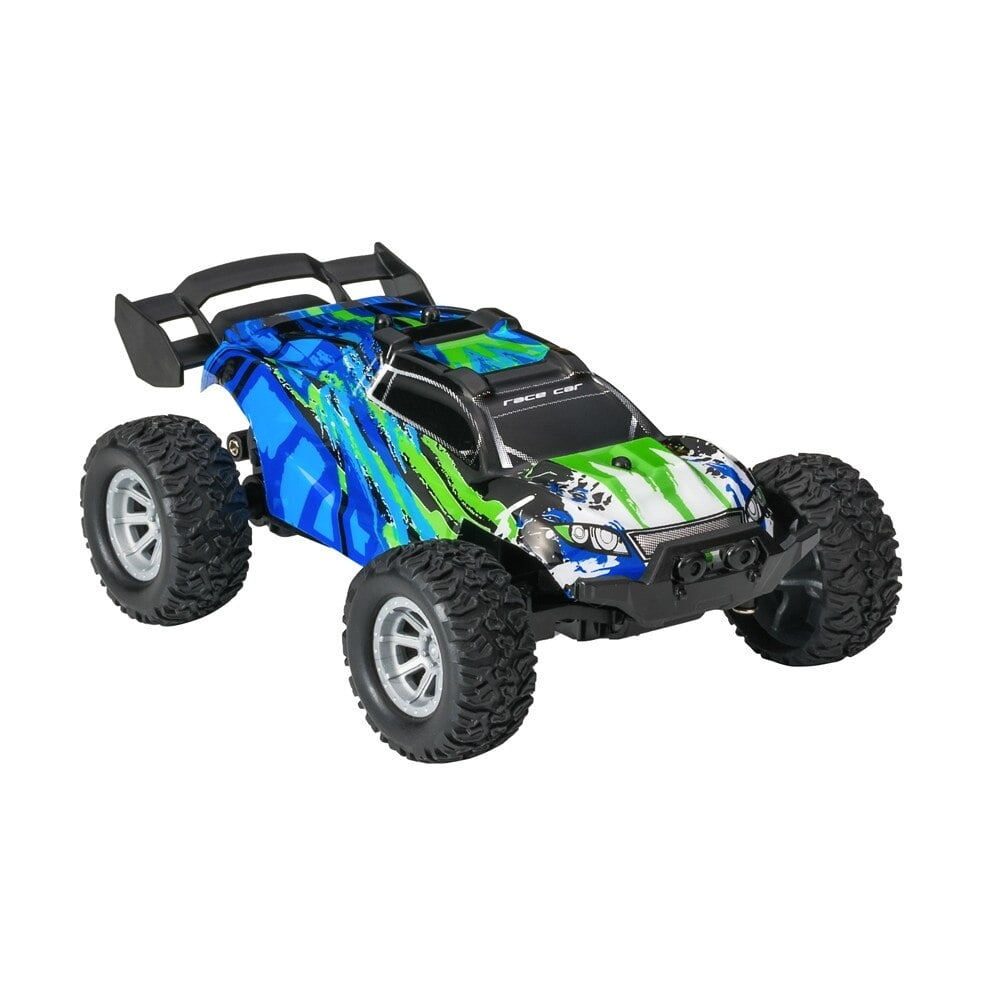 1/32 2.4G USB Rechargeable Mini RC Racing Car Toy W/Remote Control Kid Gift Blue 