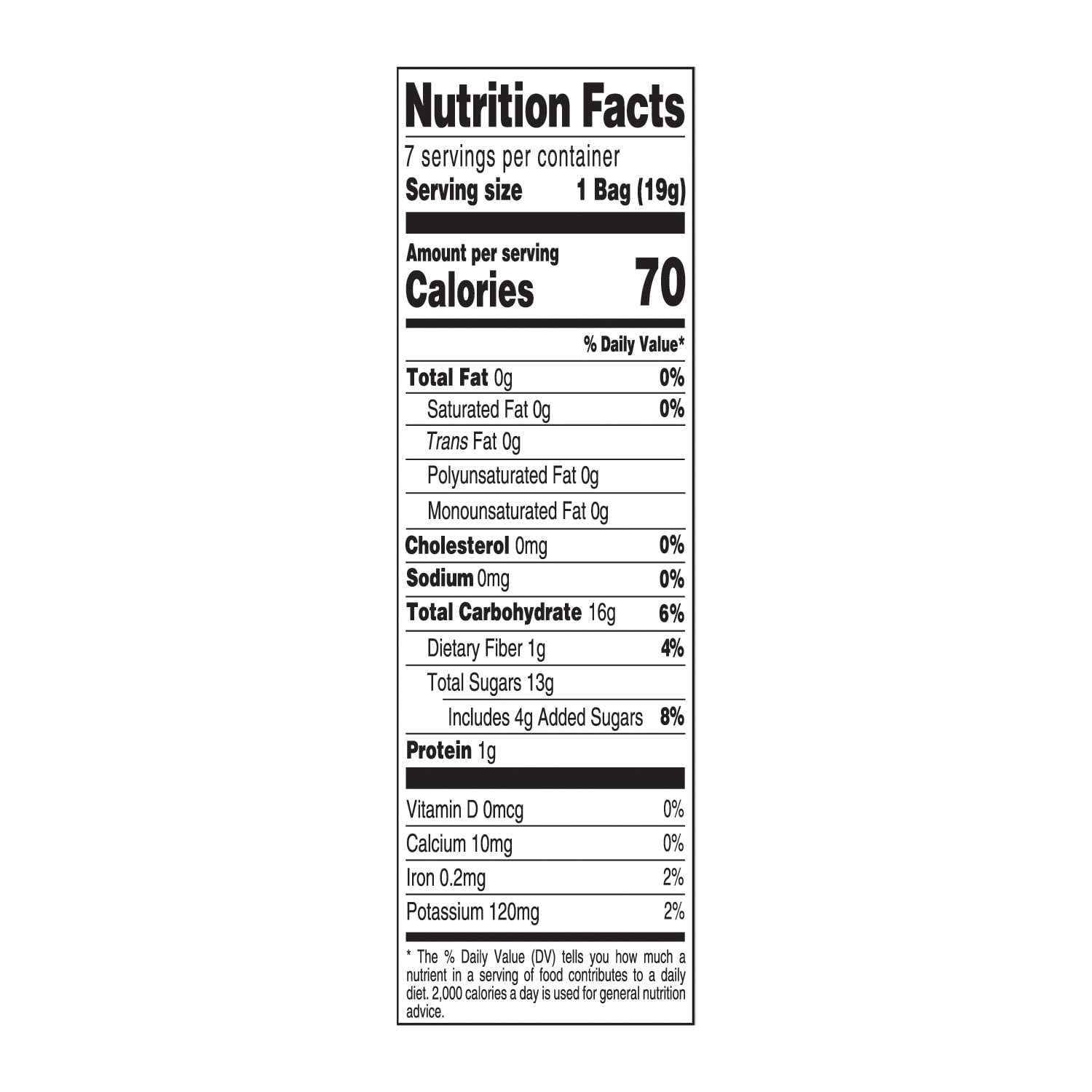 Raisels Watermelon Sour Raisins Snack, 0.7 oz (7 Bags)