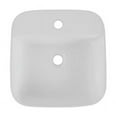 thumbnail image 6 of Bothwa Home Modern Bathroom Vessel Sink – Stylish Above-Counter White Porcelain Sink, Durable Ceramic, Easy Top-Mount Installation, 6 of 9