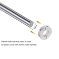 thumbnail image 4 of Unique Bargains Collier à Double Fente 20mm, 40mm OD, Largeur 12mm, Lot de 4, 4 of 5