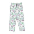 thumbnail image 4 of Xecao Rabbit Back View Women's Straight Lounge Pajama Pants: The Epitome of Relaxed Sleepwear, 4 of 9