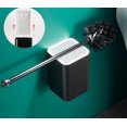 thumbnail image 4 of Perle Rare Brosse De Toilette De Salle De Bain Noir 8 X 42cm, 4 of 5
