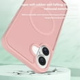 thumbnail image 5 of Dteck for iPhone 16 Case, Compatible with MagSafe, Shockproof Military-Grade Protection, Magnetic Phone Case for iPhone 16, Frosted Pink, 5 of 5