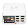 thumbnail image 1 of 65W 8 Port Wireless Charging Station QC 3.0 PD Fast Charger Multi USB for Phones Tablets, 1 of 7