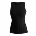 thumbnail image 5 of oqasdz Solid Color Camisole Tops For Women Shelf Bra Camisoles Tank Tops Basic Layer Stylish Female Dailywear, 5 of 6