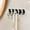 Black, variant on Adhesive Wall Hooks No Drill, 1 Pack Removable Self Adhesive Hooks Damage-Free Multipurpose Plastic Wall Hooks for Hanging, Black