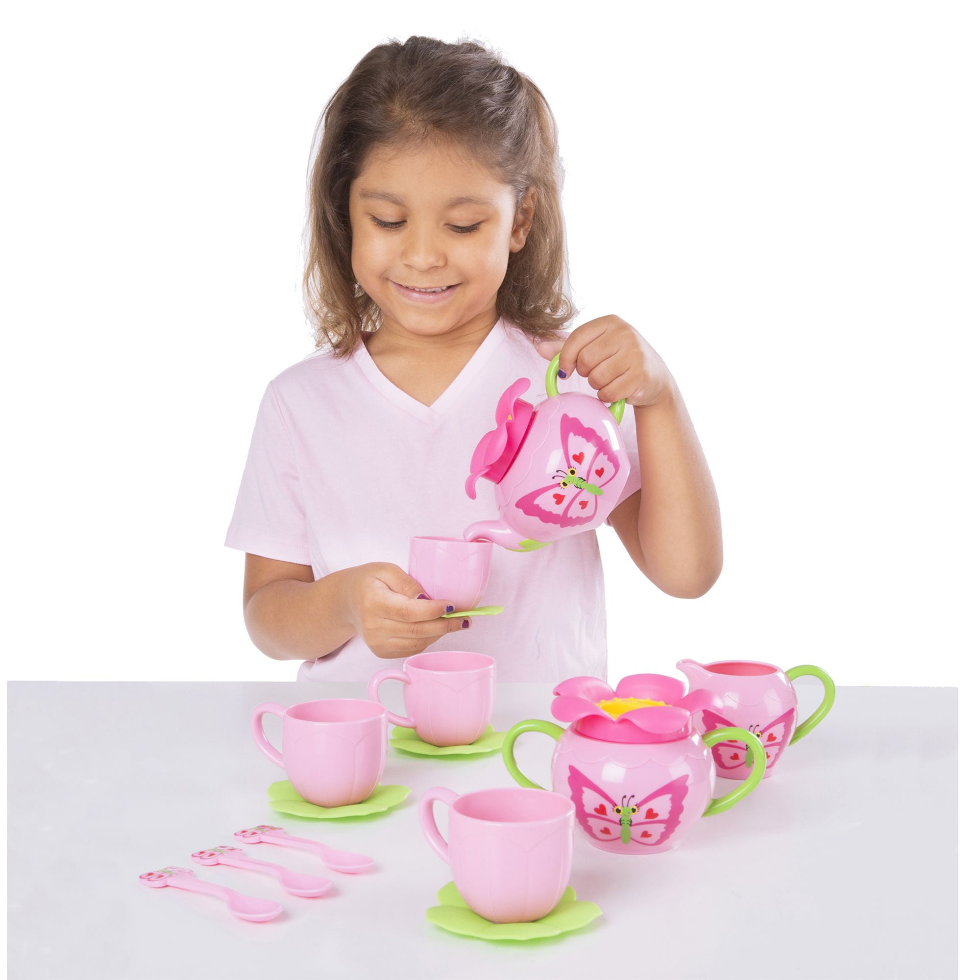 melissa and doug tea set metal