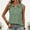 Green, variant on ZunFeo Womens Sleeveless Polo Top, Pale Yellow Breathable Eyelet Shirt with Zip Front, Stretchy Casual Summer & Business Casual Top,Size S