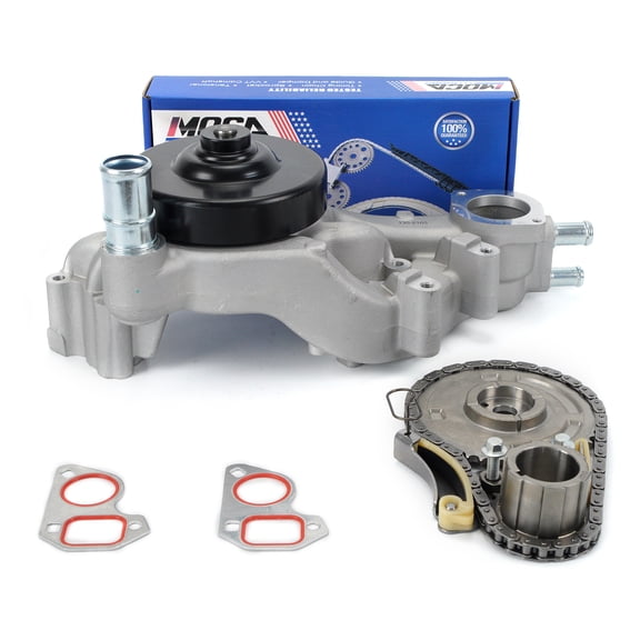 MOCA AUTOPARTS Timing Chain Kit with Water Pump Fit for 2010-2015 Chevrolet Camaro V8 6.2L