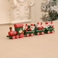 thumbnail image 2 of EUDIDV Xmas Decoration Ornaments Christmas Decorations Christmas Wooden Train Window Decoration Ornaments Christmas Gifts Christmas Figurines, 2 of 3