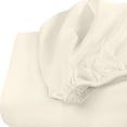 thumbnail image 4 of Sábana bajera Utopia Bedding Queen Ivory de microfibra, 4 of 6