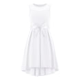 thumbnail image 4 of XQYLOS Girls Elegant Dresses Sleeveless Round Neck A-line Party Dance Graduation Mesh Dress Size 5-14 Years, 4 of 7