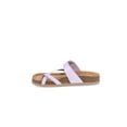 thumbnail image 7 of Time and Tru Women's Asymmetric Strap Footbed Sandals, Wide Width Available, 7 of 7
