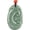 Emerald Jade, variant on Lunar New Year Prosperity Green Jade Necklace - Auspicious 'Double Happiness' Symbol Pendant, Chinese New Year Lucky Charm for Family, Wife, Daughter, Mother