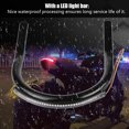 thumbnail image 4 of Motorcycle LED Lighted  Loop Bracket High Strength Waterproof DIY Accessory Black for Night Riding, 4 of 7