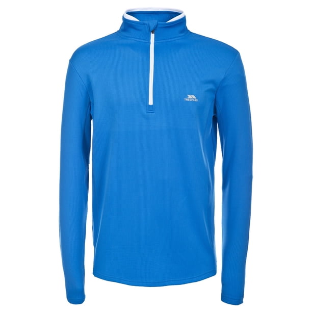 Trespass - Chaqueta de manga larga y secado rápido modelo Ronson para hombre (Azul Brillante)