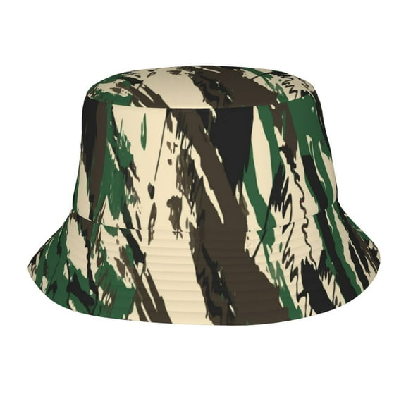 TEQUAN Foldable Polyester Adult Bucket Hat Hunter Camo Prints Sun Beach Fishing Outdoor Cap Unisex