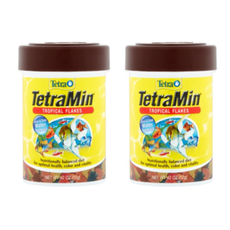 (2 pack) (2 Pack) Tetra TetraMin Balanced Diet Tropical Flakes, 0.42 oz