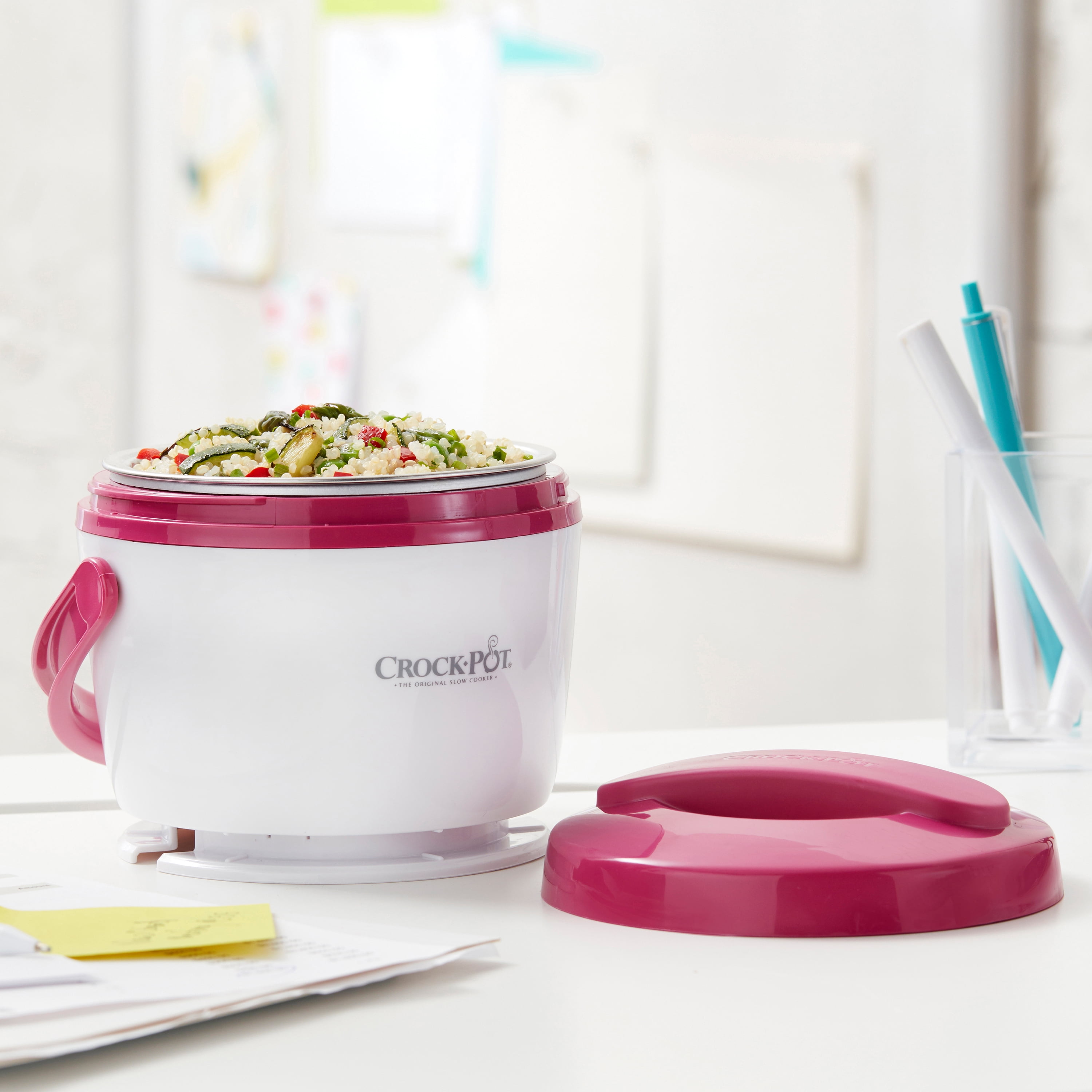Crock-Pot 20 oz. Lunch Crock Food Warmer w/ 2 Containers with