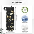 thumbnail image 4 of KLL Daisy Pattern 18OZ Water Bottle With Straw,Stainless Steel Sports Water Cup Flask Sports Water Cup Flask Wide Mouth Travel Thermal Mug, 4 of 8
