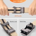 thumbnail image 5 of GAEKEAO Men’s Ratchet Belt Adjustable Leather Belt with Auto Lock Buckle Trim to Fit and Gift Box, 5 of 7