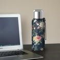 thumbnail image 5 of 20 Oz Pioneer Flower Coffee Tumbler Double Wall Insulated Stainless Steel Water Bottle | Metal Reusable Thermoses Flask with Cup Cap | Leak & Sweat Proof with Anti-Dust Lid, 5 of 7
