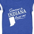 thumbnail image 4 of Inktastic Someone in Indiana Loves Me Boys or Girls Baby Bodysuit, 4 of 5