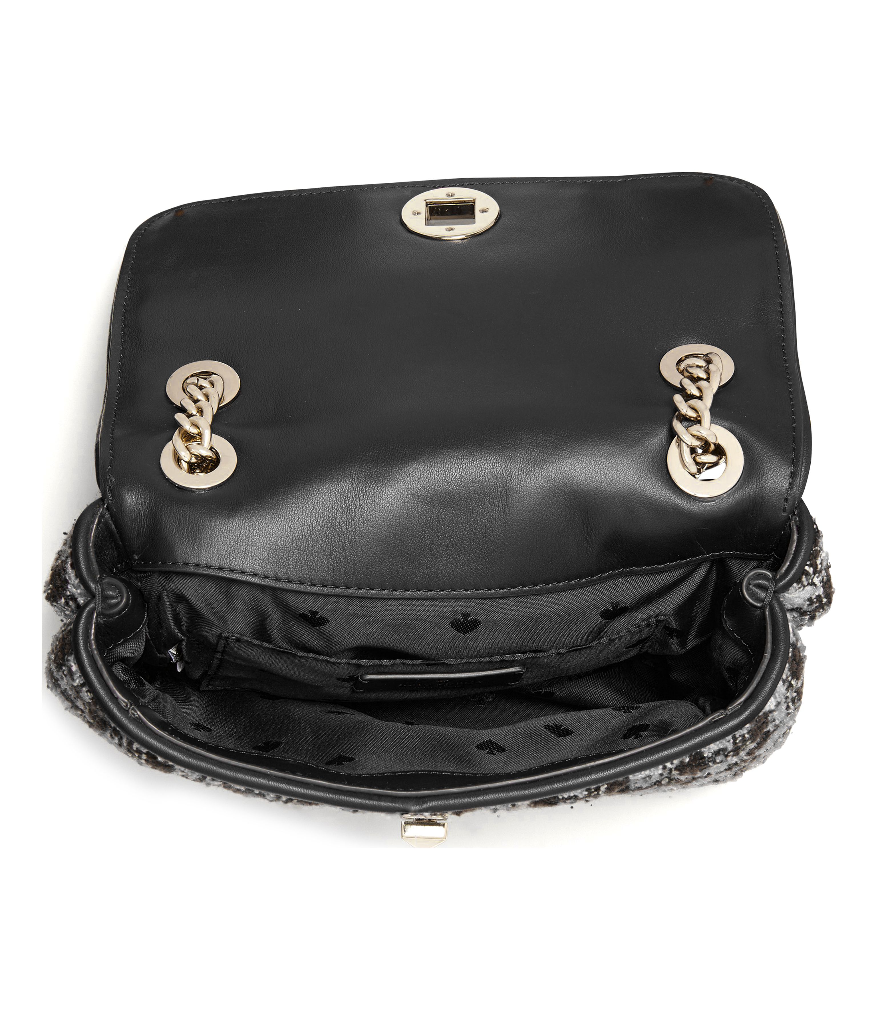 NWT Kate Spade Natalia Mini Convertible Chetrywood Kate Spade Natalie Black Velvet Mini Backpack, Quilted  main image 2