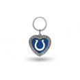 thumbnail image 1 of Indianapolis Colts Bling Rhinestone Heart Keychain, 1 of 4