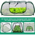 thumbnail image 2 of Garden Plant Covers, Garden Covers with Roll-up Zipper Door, Raised Garden Bed Cover, Garden Row Plants Cover Accelerator, Greenhouse Cover for Protecting Seedlings Fruits Vegetable Rows, 2 of 9