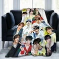 thumbnail image 2 of NCT Wish RYO Blanket Soft and Comfortable Warm Fleece Throw Blankets Decoration Gift for Decor Room Dormitory Picnic Yoga Sofa Camping Travel All Season, 2 of 6