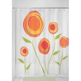 Interdesign Marigold Fabric Shower Curtain Standard 72 X 72
