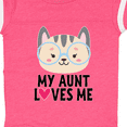 thumbnail image 4 of Inktastic My Aunt Loves Me Niece Cat Girls Baby Bodysuit, 4 of 5