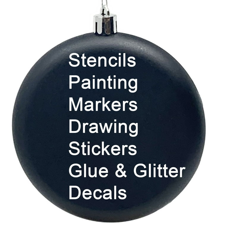 Sleetly DIY Plastic Christmas Ornaments for Crafts Painting